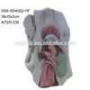 Porcelain hanging christian wall plaque ornament with nativity