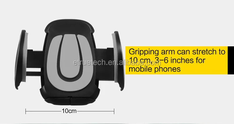 Universal Suction Cup Car Mount Silicone Phone Holder; 2-in-1 Smartphone Car Phone Holder Cradle for Windshield Dashboard