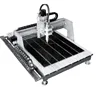 China Small desktop CNC Router 6090 wood carving router cnc machine 1.5kw water cooling
