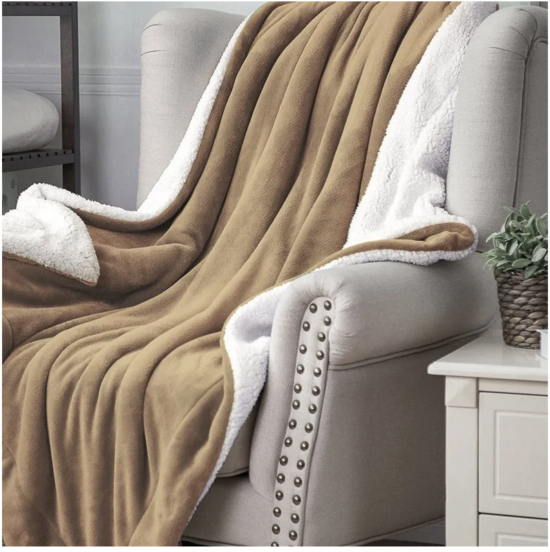 100 Polyester Yellow Cheap Super Soft Fleece Baby Blanket In Bulk For