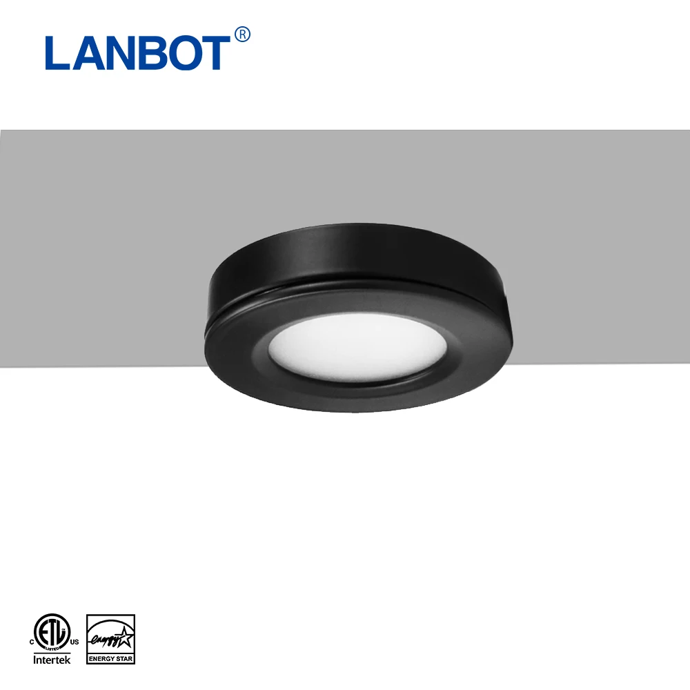 ETL low profile Kitchen Recessed LED Under Cabinet Puck Light