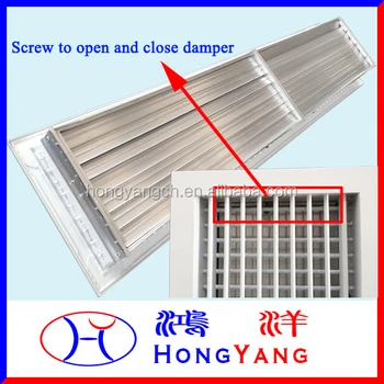 Ceiling Supply Air Grilles With Obd Damper Buy Ceiling Supply