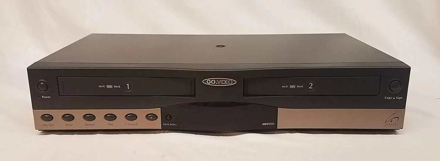 Get Quotations · GoVideo DDV9550 Dual Deck 4-Head Hi-Fi VCR