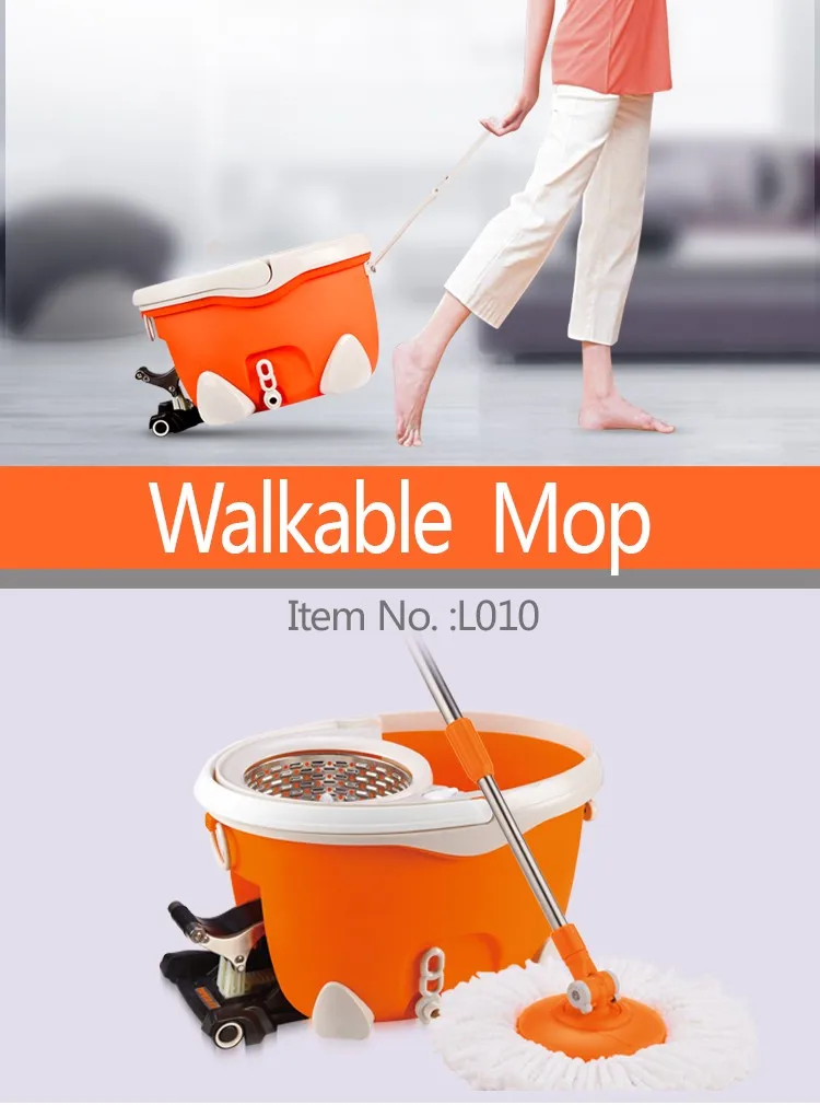 Foot Pedal Washing Machine Orange 360 Rotating Magic Mop Buy Magic