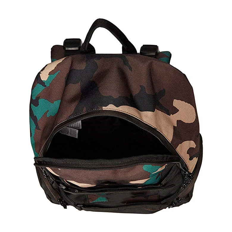 Reinforced design outdoor travel laptop customized skateboard camouflage backpack