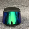 2019 New Summer Unisex Clear Plastic PVC Empty Top Hat UV Protection Laser Sun Visor