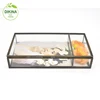 Large Jewelry Watch container in Black , Gold >> Pill Case Trinket Vitamin Holder >< bulk display 5x7 shadow box photo picture