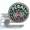 Colorful Cute PEDAL POWDER Shape Twill Material Sew Or Iron-on Embroidered Needlework Patches Applique