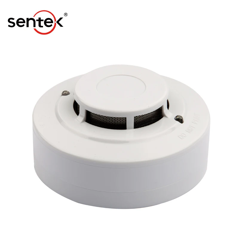 2 Wire 4 Wire Smoke Detector Sensor For Home Security System Wide