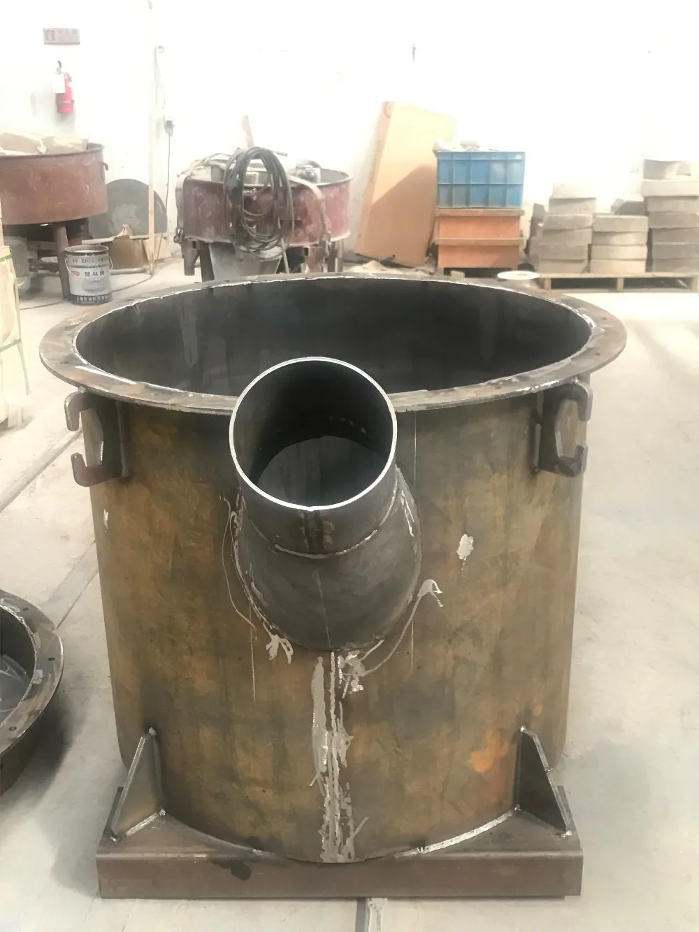 液体アルミ取鍋フォークリフトタイプ500kgs簡単操作 - Buy アルミ取鍋、アルミ取鍋 500kgs 、液体アルミ取鍋 Product ...