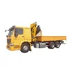 sinotruk 6x4 336hp LHD folding boom 20 ton three knuckle boom truck crane