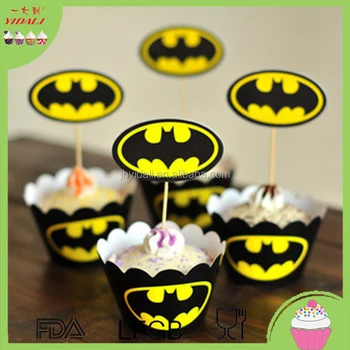  Ulang Tahun Dekorasi cupcake Toppers Bayi Partai Wrapper 