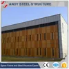 Aluminium space frame Grid Structure Curtain Wall for Gym/Hall