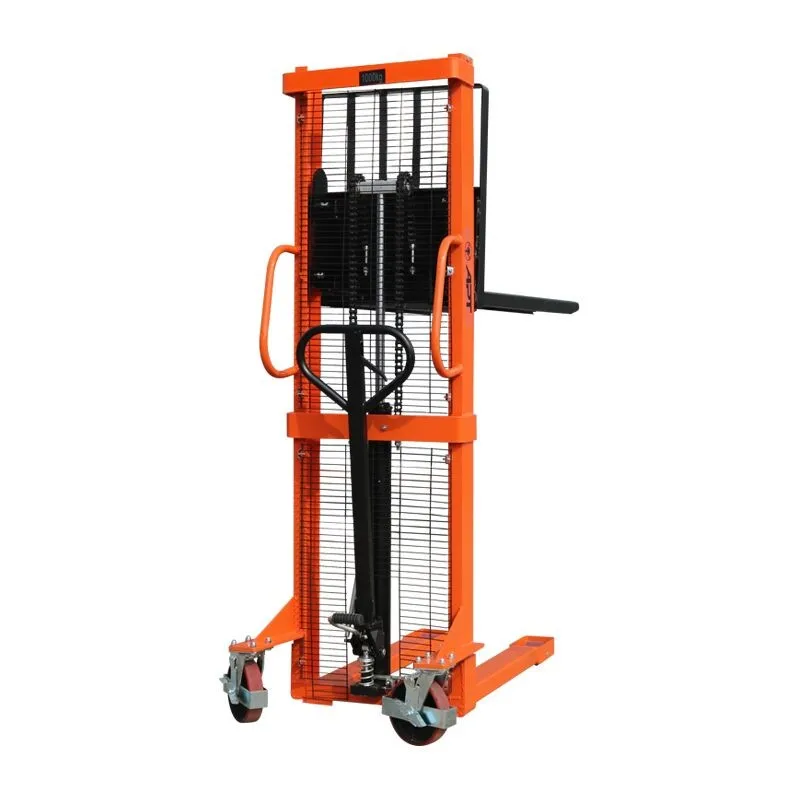 Manual Pallet Stacker 3 Ton Hydraulic Manual Portable Hand Stacker