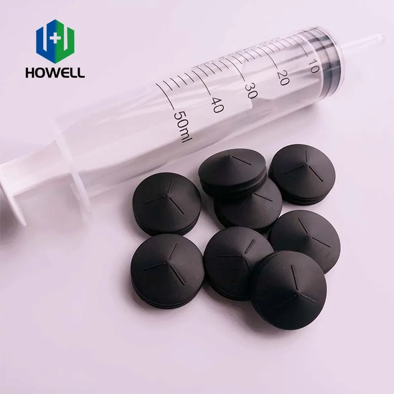 Used In Disposable Sterilized Syringe Medical Rubber Piston 20ml