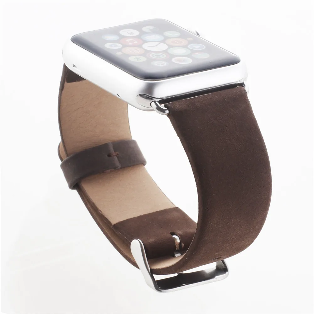 Hot Selling Genuine Leather Watch Cuff Band For Apple Watch - Buy Watch