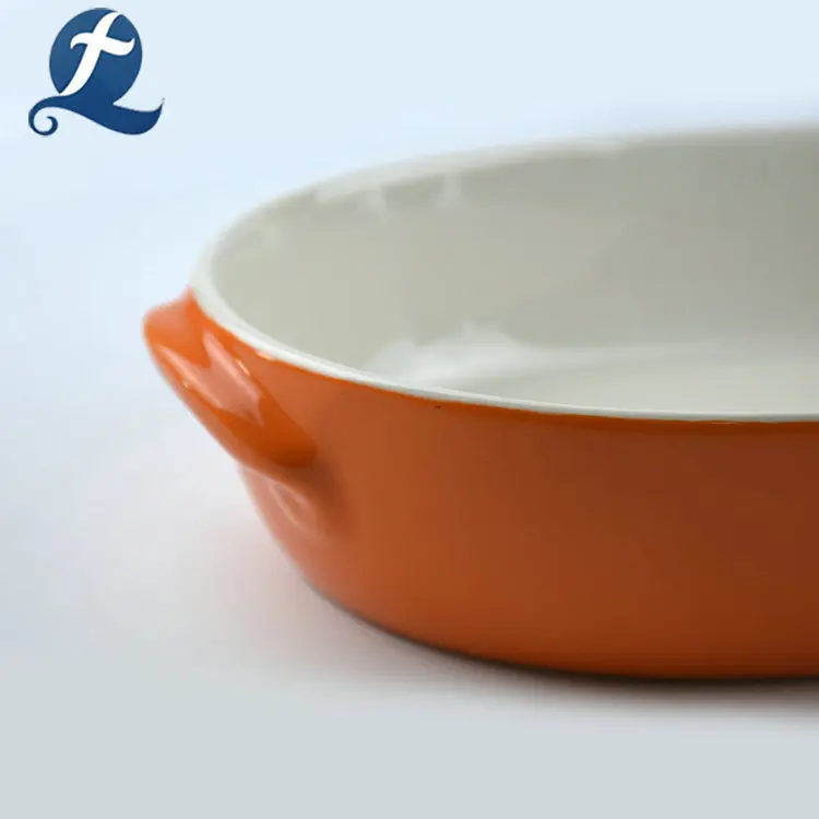 Set 2 Mini Baking Pan Oval Safe Ceramic The Bakeware
