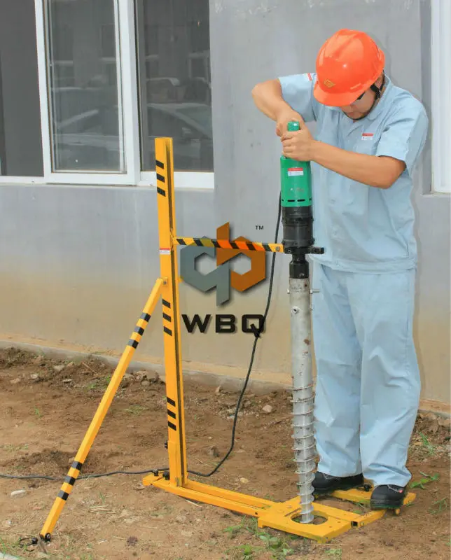 Ground Screw Electricdriver Machine For Fence Wbq Hd03 Buy Ground