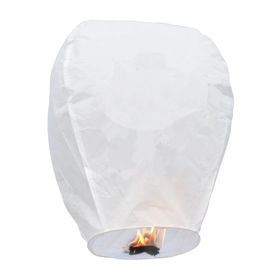 Biodegradable Festival Chinese Floating Sky Lanterns With Wax Fuel