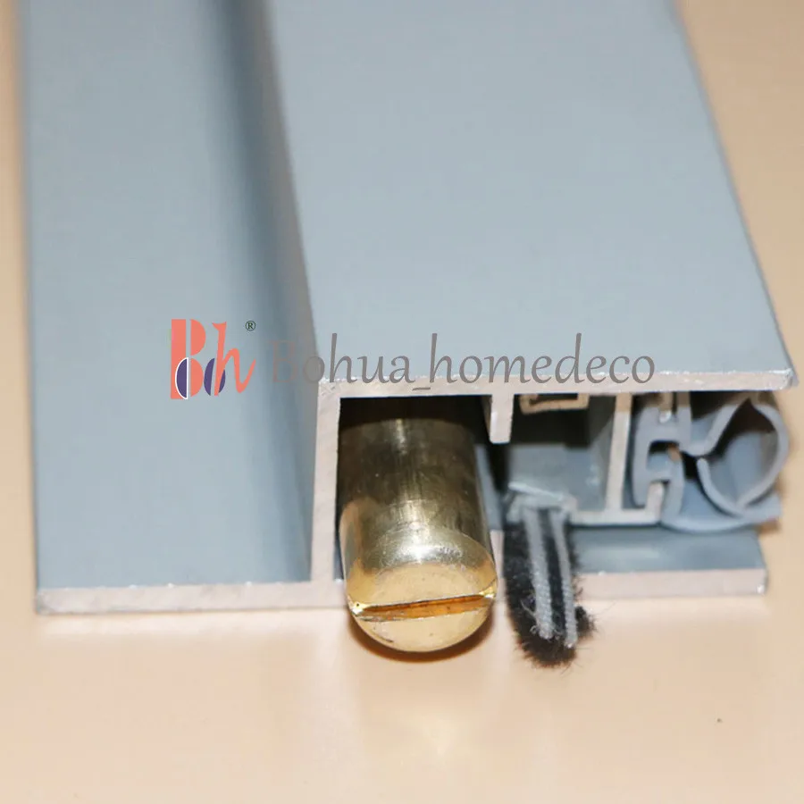 Door Bottom Aluminum Automatically Lift Weather Stripping Seal H Type