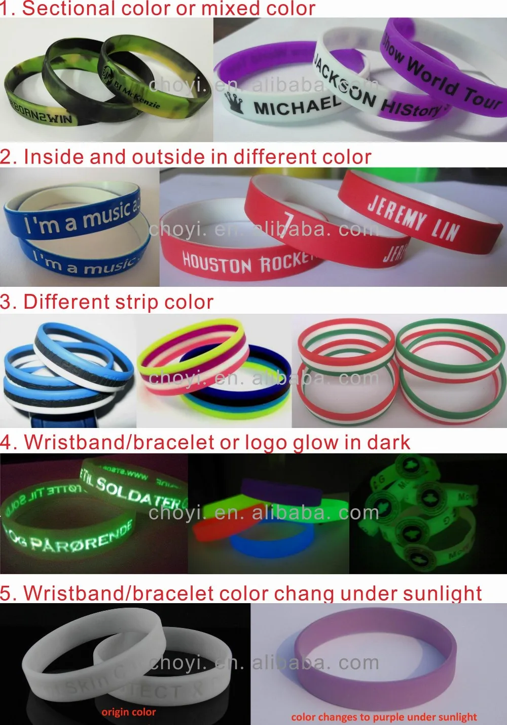 Promotional rubber bracelet highly personalized silicon wristband custom silicone bracelet