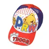The new children's summer baseball cap Sunshade children cartoon embroidery bear private network baseball cap
