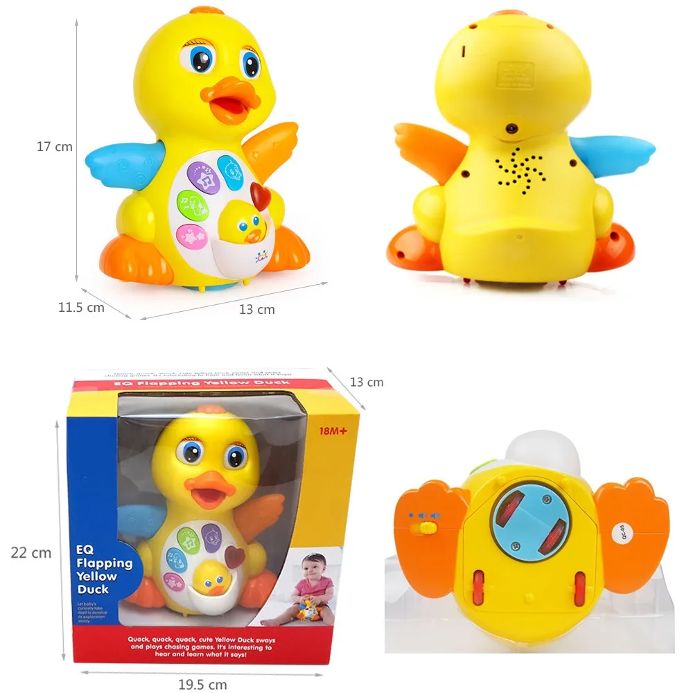 Electric Eq Flapping Musical Plastic Duck Baby Toys - Buy Baby Toy ...