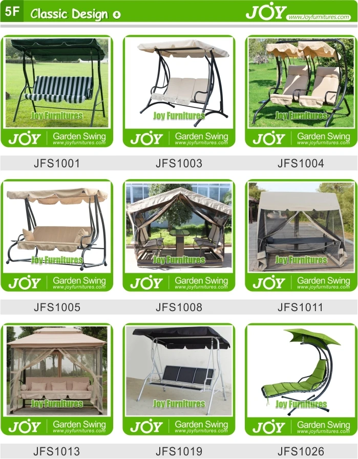 Outdoor Garden Twin Glider 4 Sitter Yard Swing 4 Seat Sling Swing Chair