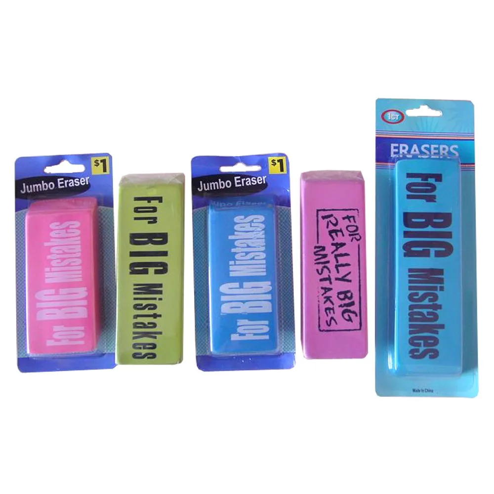 School Products Office Giant Pencil Erasers Standard Buy School