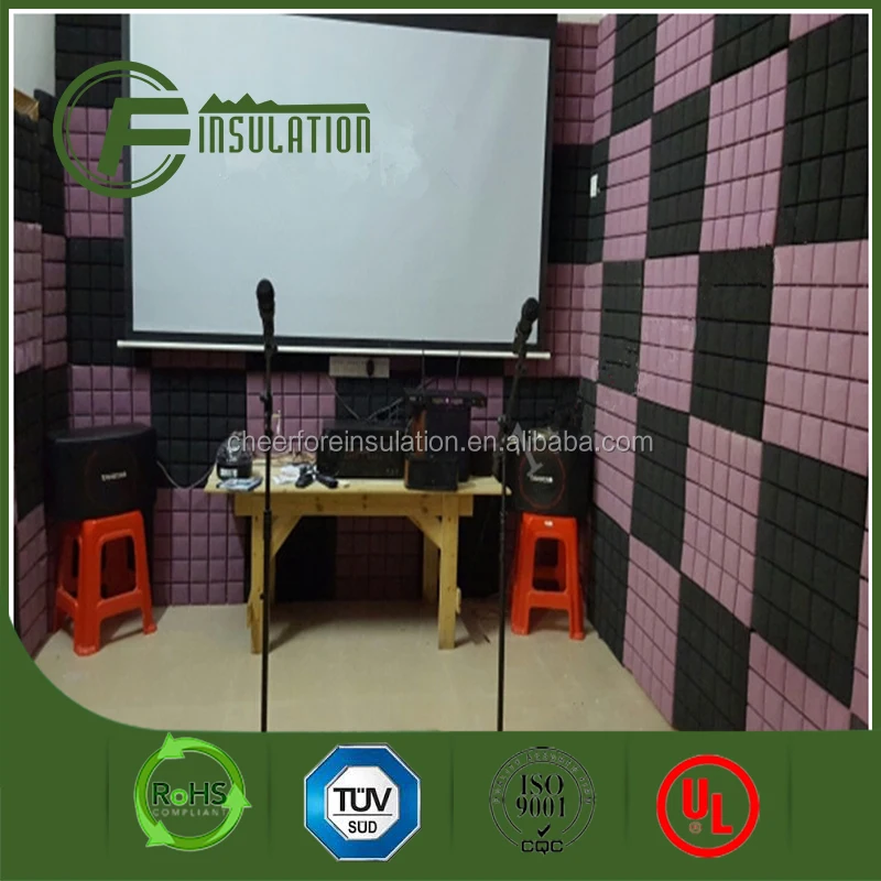 Ktv Cinema Meeting Room Studio Soundproof Acoustic Foam Buy Soundproof Acoustic Foam Studio Soundproof Acoustic Foam Music Room Noise Reduction Foam