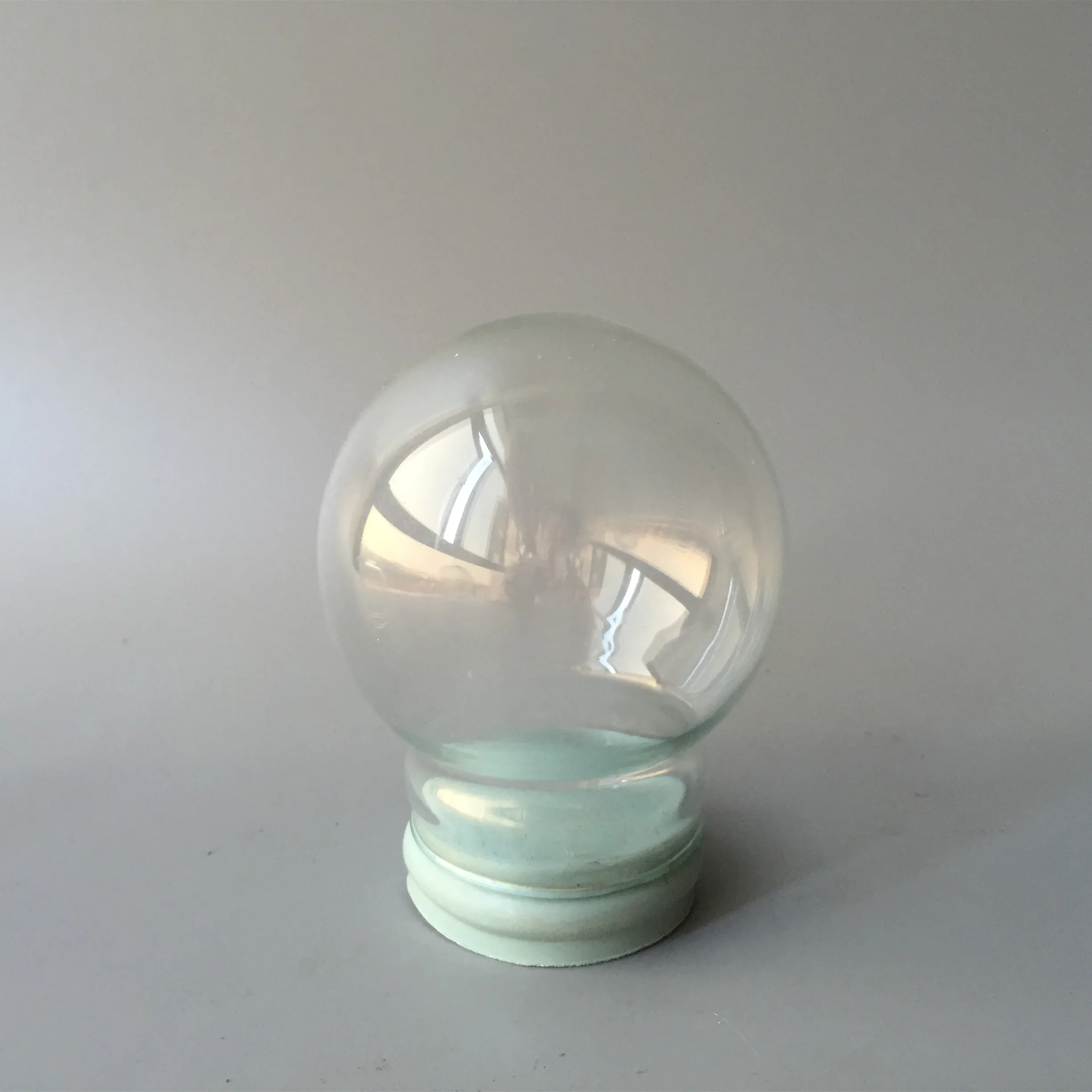 65mm Diy Empty Glass Snow Globe With Rubber Plug Buy Glass Snow Globe