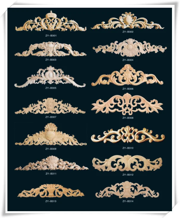 Decorative wooden frames moulding Round Moulding