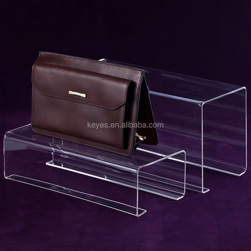Metallic Leather Wallet Display Stands Rack Retail Store Buy