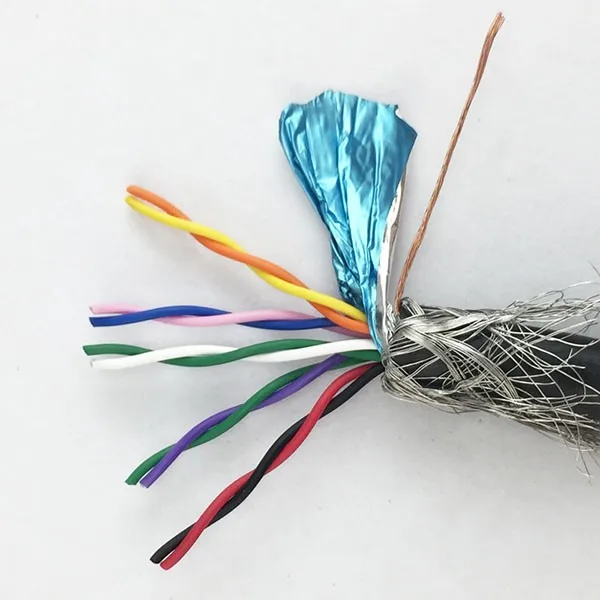 0.5mm Diameter Underground Copper 8 Pairs Shielded Telephone Cable