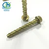 hex flange copper slotted countersunk head concrete masonry screw 14mm