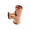 copper press plumbing fitting tee equal