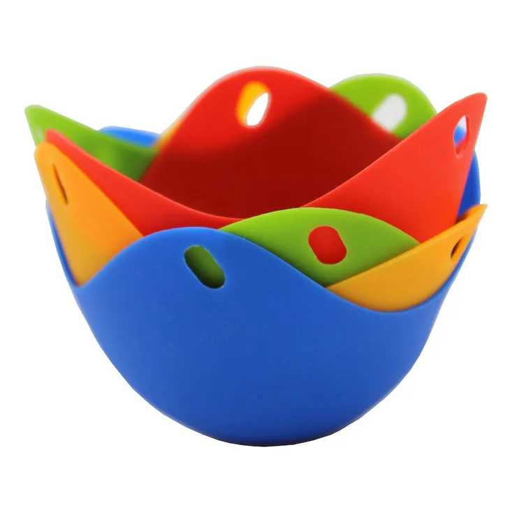 Bhd Ecofriendly Set 4 Silicone Egg Cooker,Silicone Egg Poacher Buy