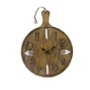 Wooden Wall Clock Iron Digital Decoration Clock Kitchenware Design Elements