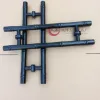 factory price stainless steel spray black bamboo door pull handle for wood door, glass door, big door