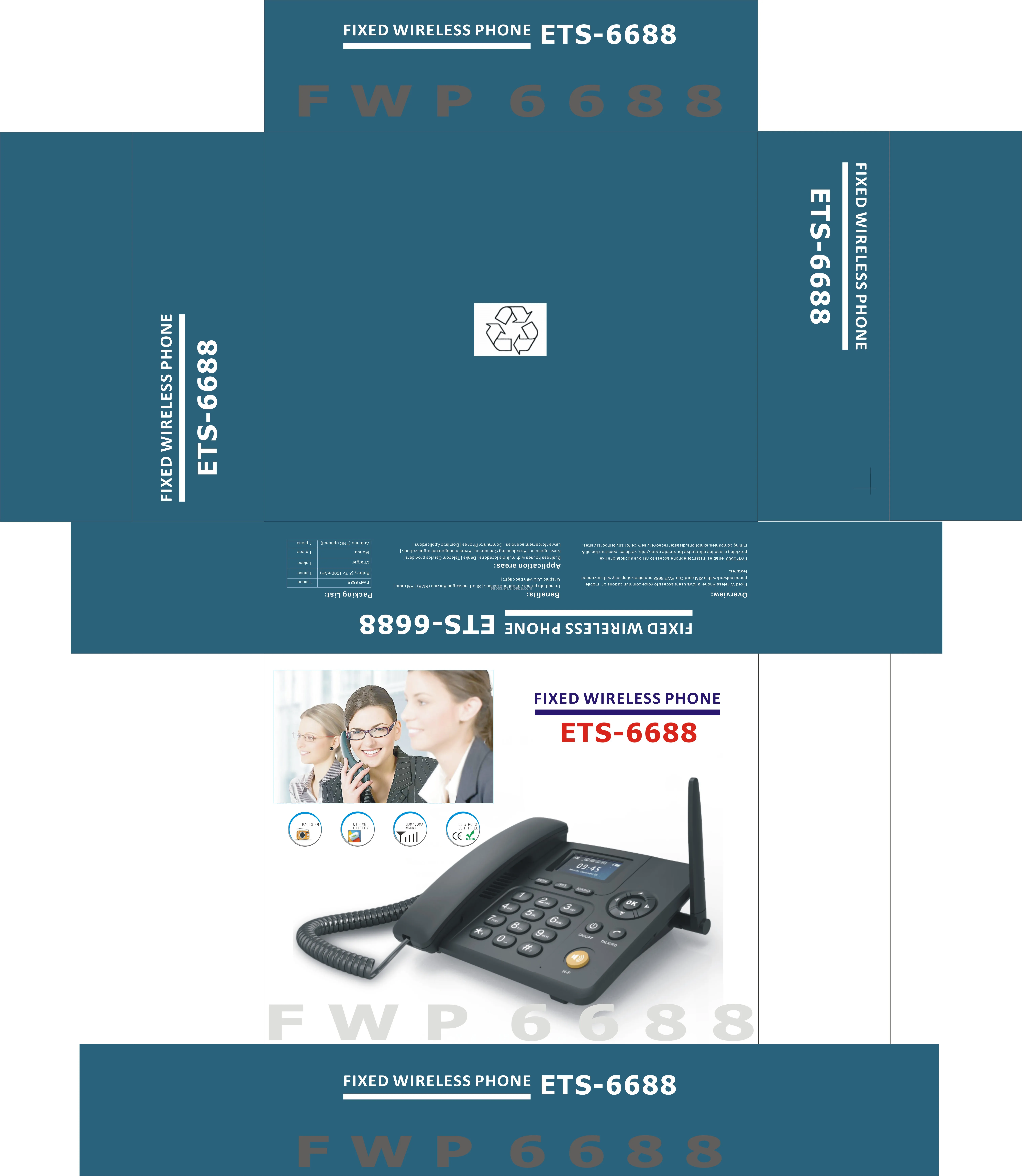 For Mexico!! 1 Sim 3g Wcdma Fwp 6688 Fixed Wireless Phone - Buy Wcdma