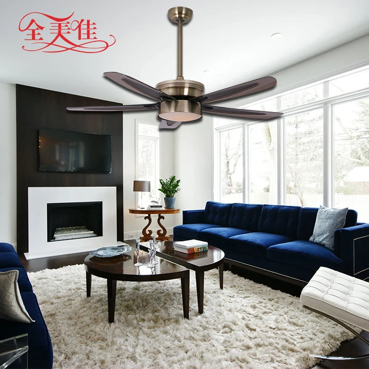 ceiling fan with led light and remote control