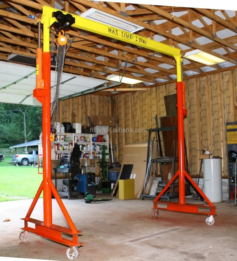 Best Price Indoor Use 1 Ton Mini Gantry Crane 2 Ton Small Mobile Gantry