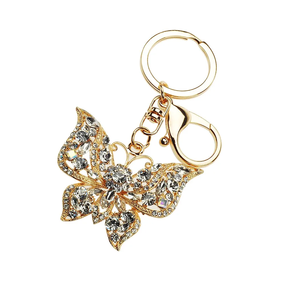 2016 New Arrival Charming Butterfly Key Chain Bling Keychain - Buy ...