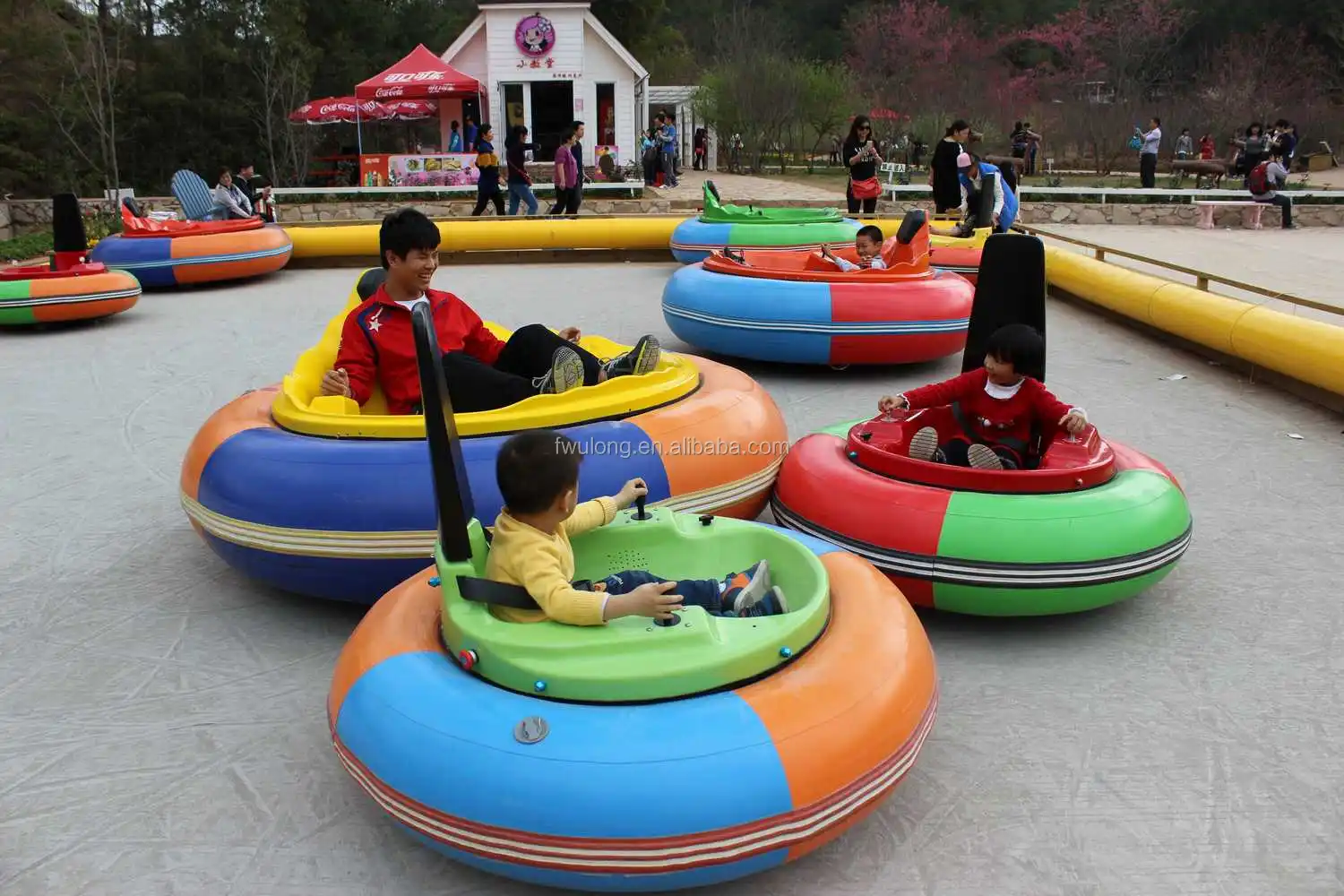 floating bumper cars