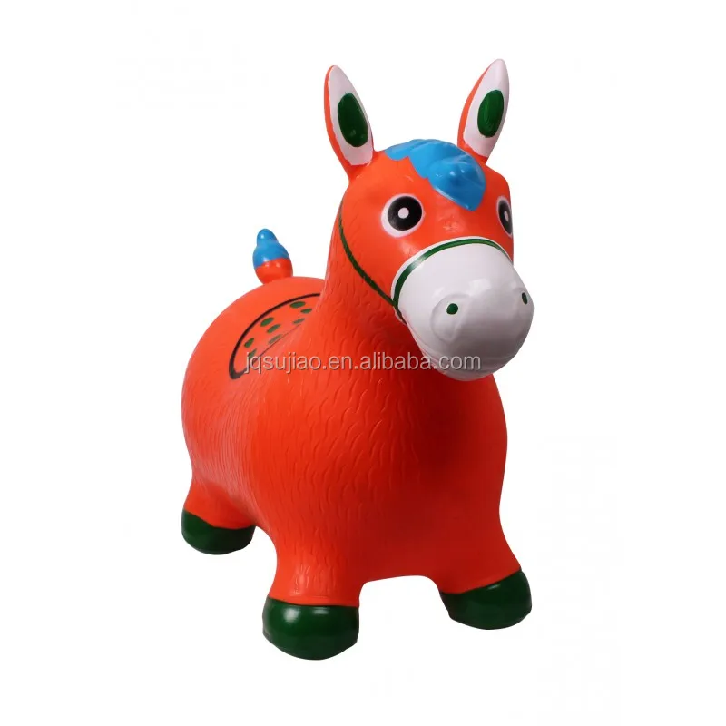 plastic bouncing horse