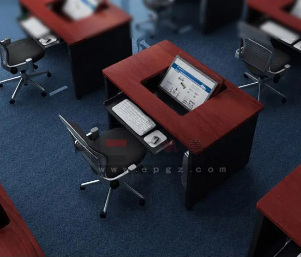 Wooden Smart School Computer Desk Furniture For Two Students Buy