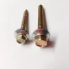 6.3x80MM HEX HEAD SELF TAPPING SCREW WITH EPDM YELLOW ZINC PLATED