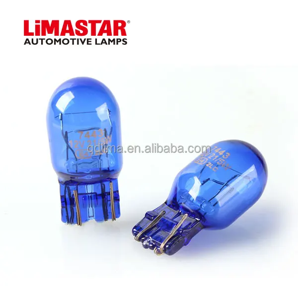 E- mark 7443 w3*16q auto verlichting 12v 21/5w blauwe lamp voor auto ... E- mark 7443 w3*16q auto verlichting 12v 21/5w blauwe lamp voor auto ...
