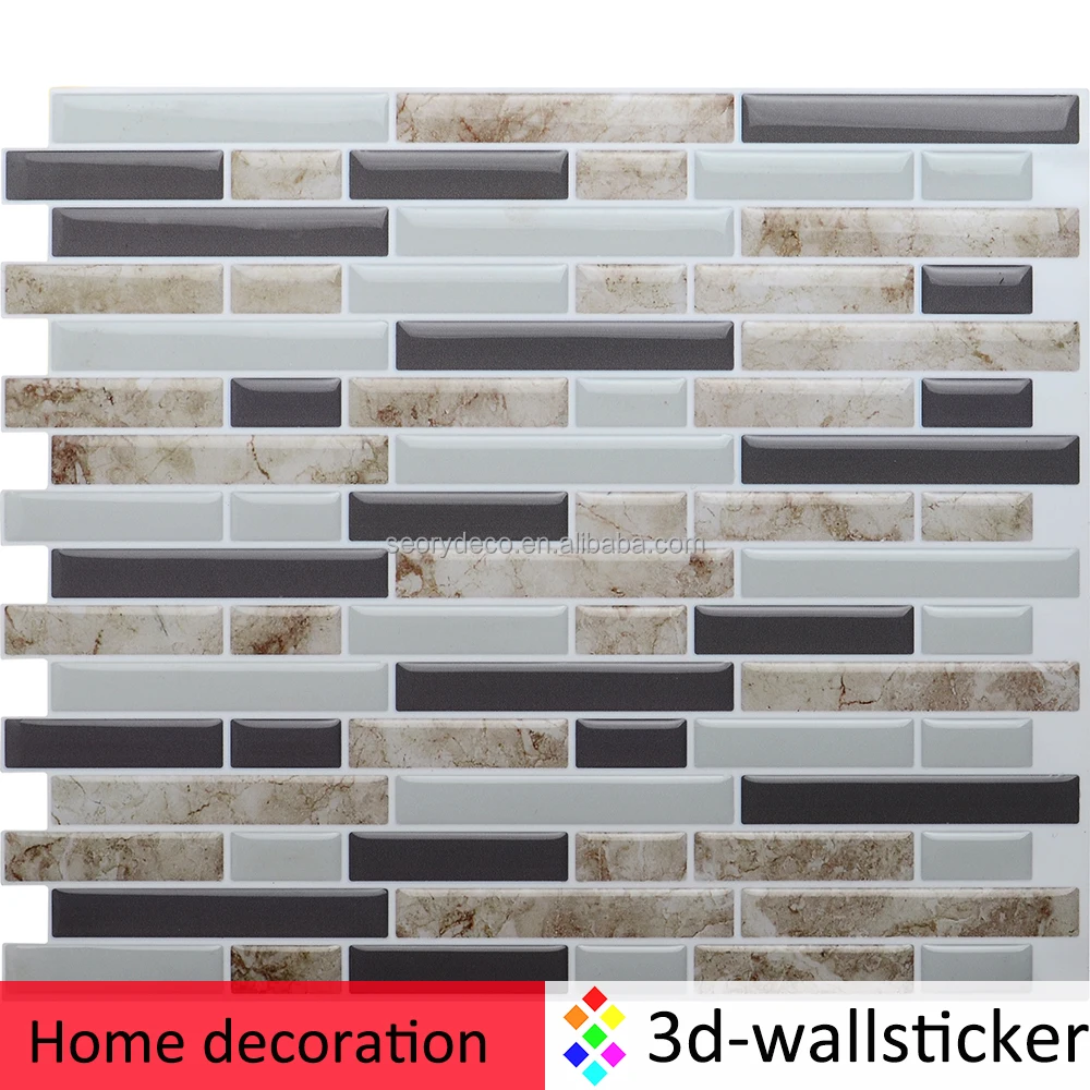 Nieuwe ontwerp hot koop gemakkelijk diy home decoratieve wandtegel ...
