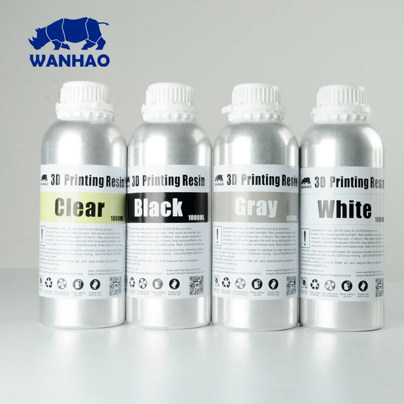 Wanhao 405 NM UV Photopolymer Resin For D7 V1.5 D7 PLUS 3D Printer